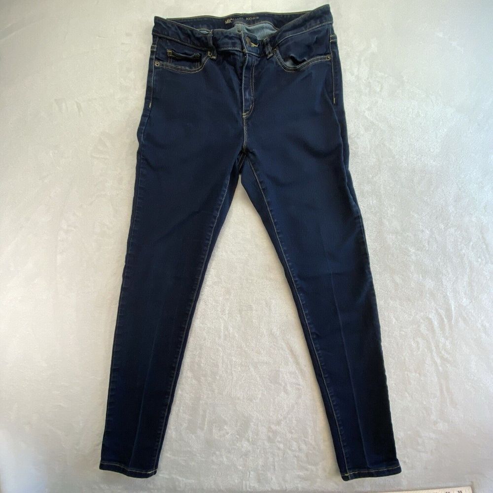 Michael Kors Jeans Womens 8/28x27 Izzy Skinny blue Denim stretch
